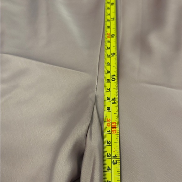 Joie Mauve Pink Wide Leg Satin Pull On Pants SZ 12 High Rise baggy work wear - Picture 5 of 12